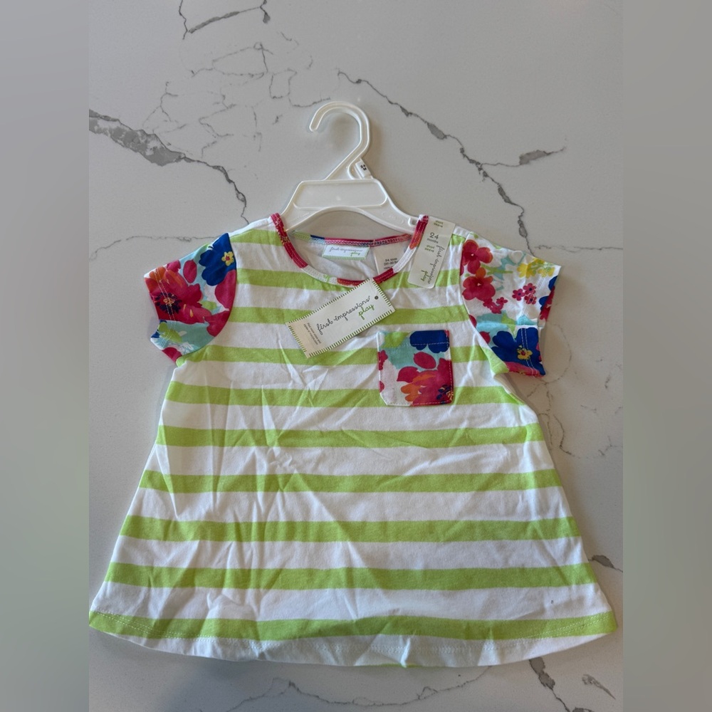 Colorful Striped Kids Shirt by new with tag